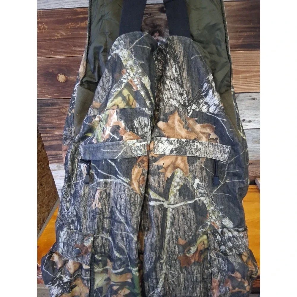 Mossy Oak Camo Hunting Bibs Mens Size XL Insulated Overalls